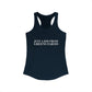 Just a kid from Greens Farms Women's Ideal Racerback Tank Top