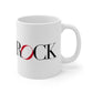 41 Tilt Black Rock Mug 11oz