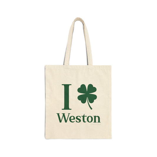 I Clover Weston Cotton Canvas Tote Bag