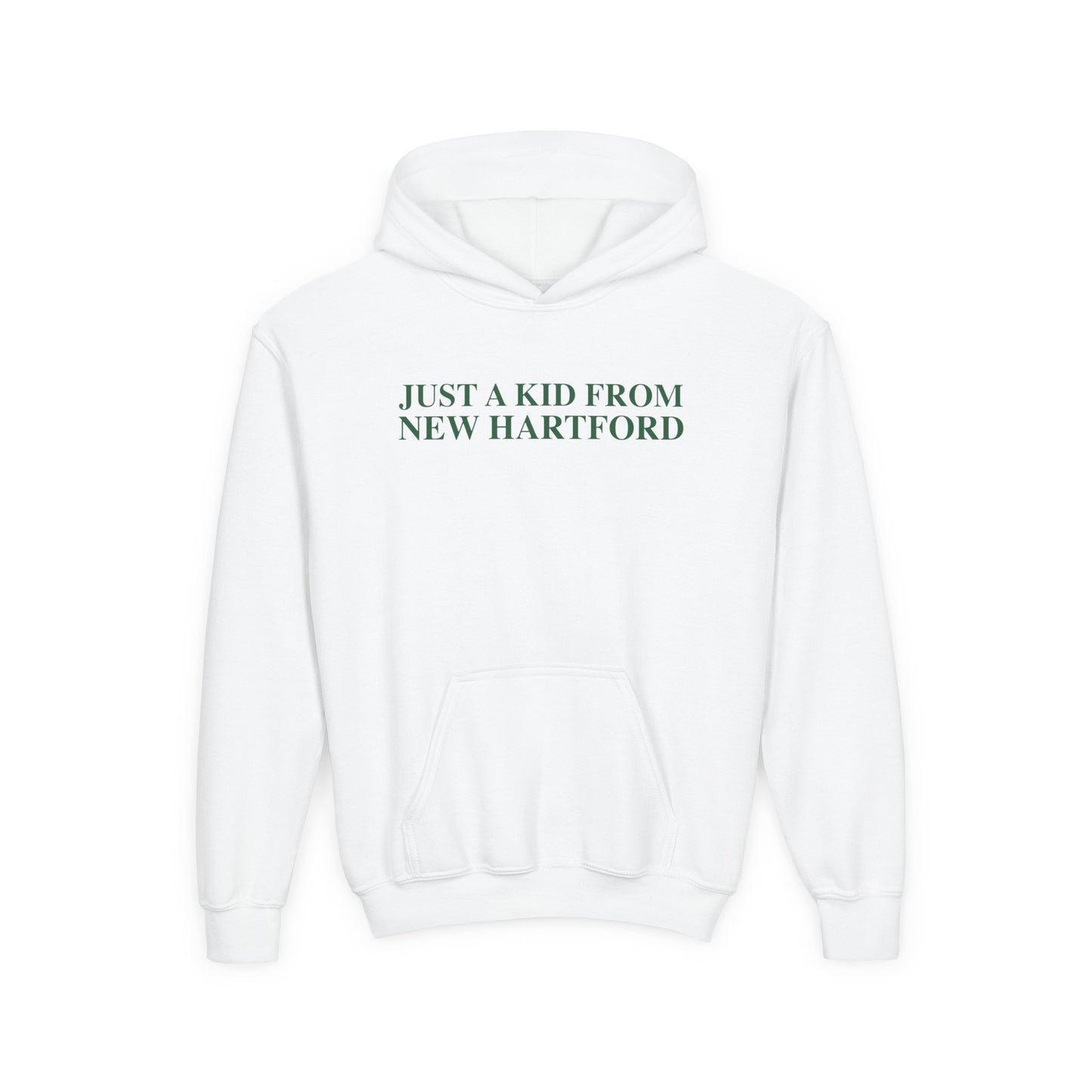 Just a kid from New Hartford Youth Heavy Blend Hooded Sweatshirt