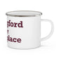 Wallingford is My Happy Place Enamel Camping Mug