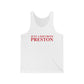 Just a kid from Preston Unisex Jersey Tank Top