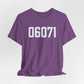 06071 Somers CT Zip Code Unisex Jersey Short Sleeve T-Shirt