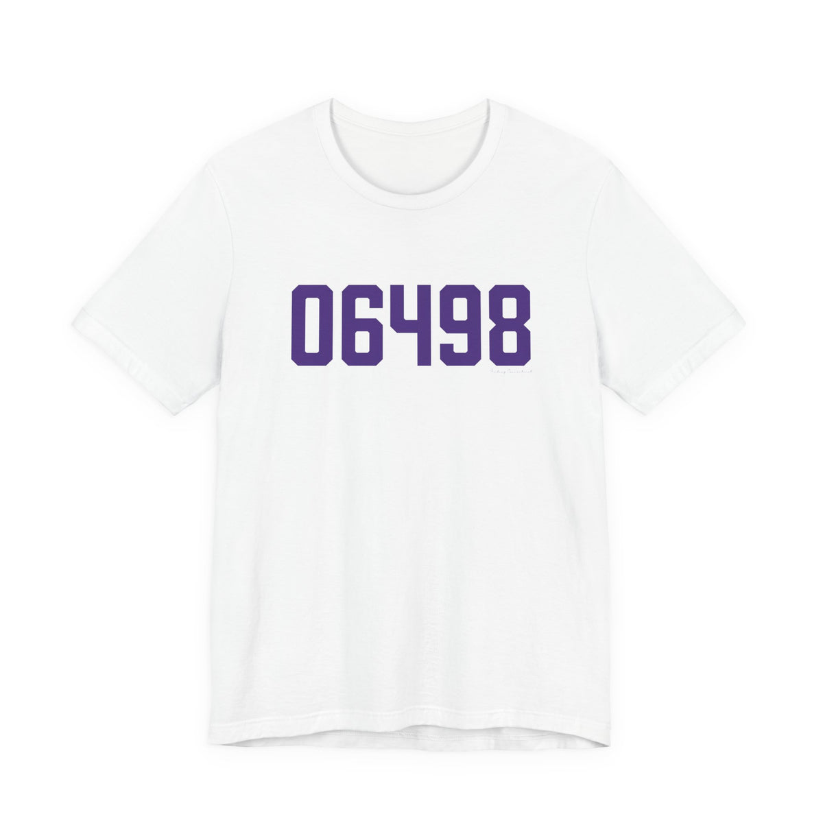 06498 Westbrook Connecticut Zip Code Unisex Jersey Short Sleeve T-Shirt