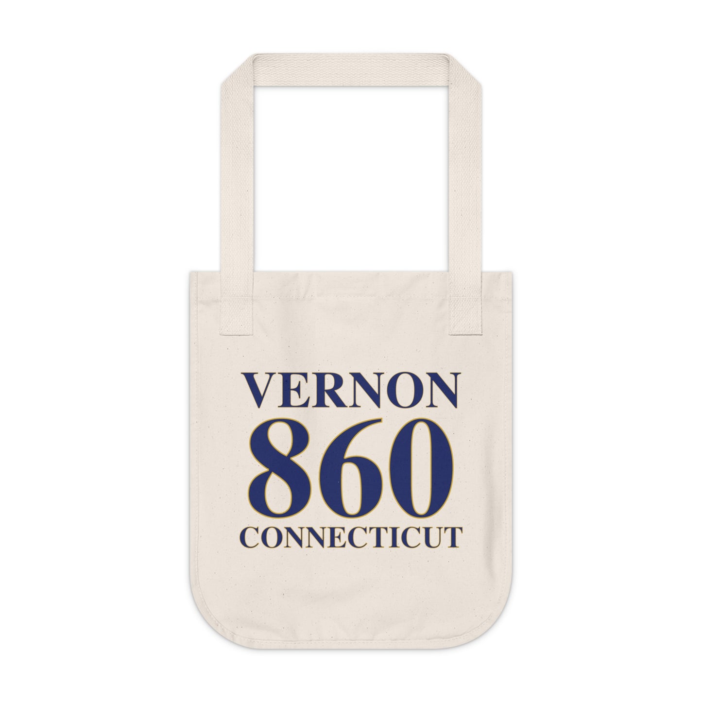 Vernon 860 Connecticut Organic Canvas Tote Bag
