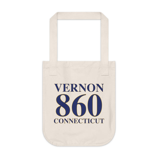 Vernon 860 Connecticut Organic Canvas Tote Bag