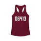 06413 Clinton CT Zip Code Women's Ideal Racerback Tank Top