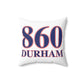 860 Durham Red, White & Blue  Spun Polyester Square Pillow