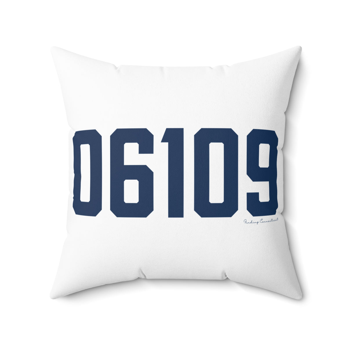06109 Wethersfield Connecticut Zip Code Polyester Square Pillow