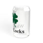 I Clover Windsor Locks Sipper Glass, 16oz