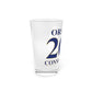 Orange 203 Connecticut Pint Glass, 16oz