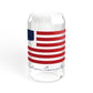 Newtown Connecticut Flag Sipper Glass, 16oz