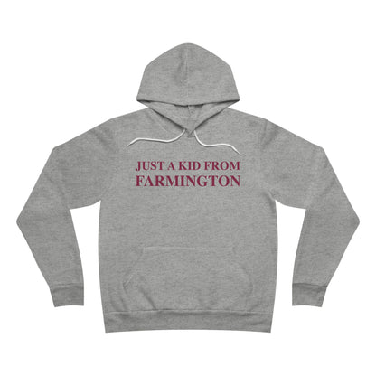 Just a kid from Farmington Unisex Sponge Fleece Pullover Hoodie