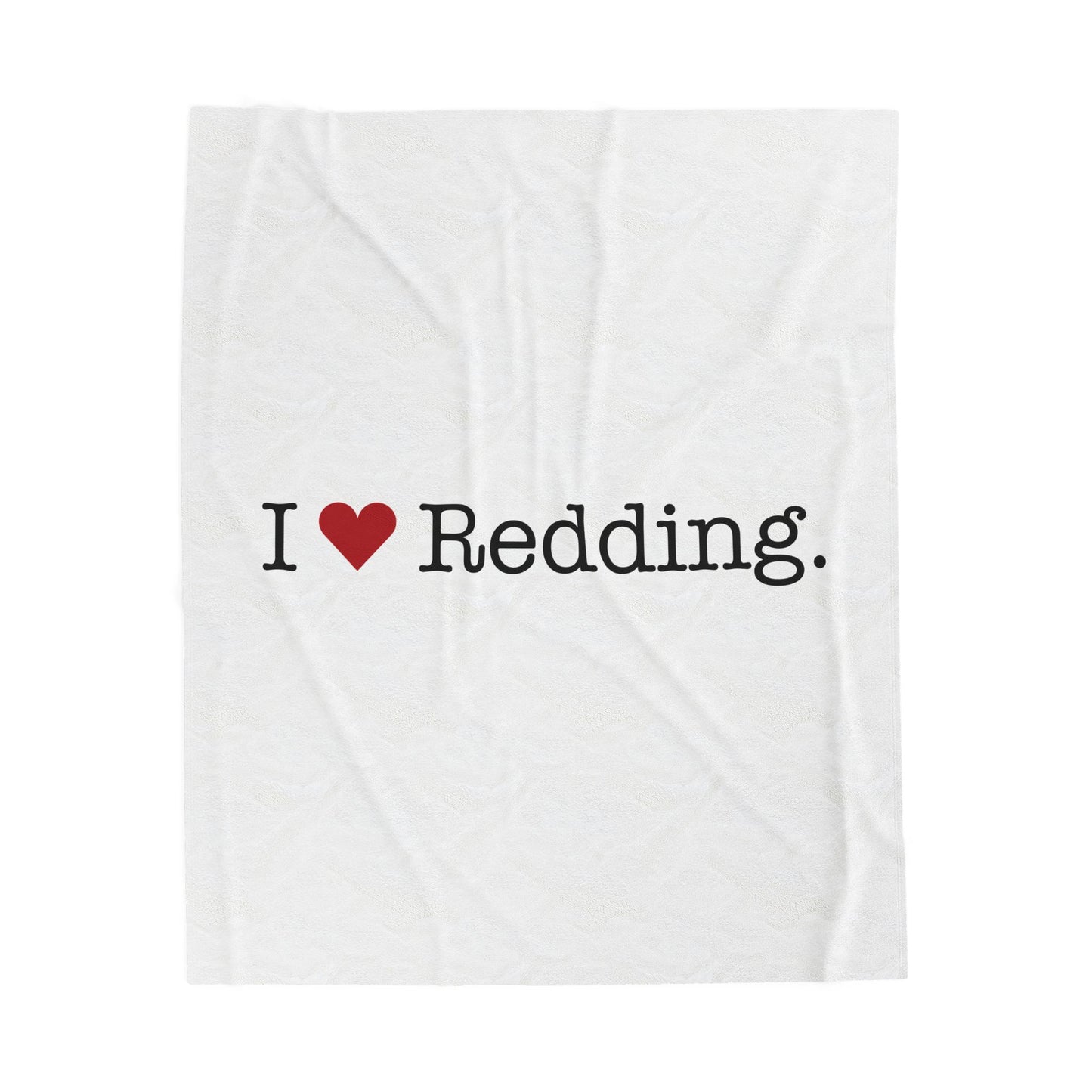 I Heart Redding. Velveteen Plush Blanket