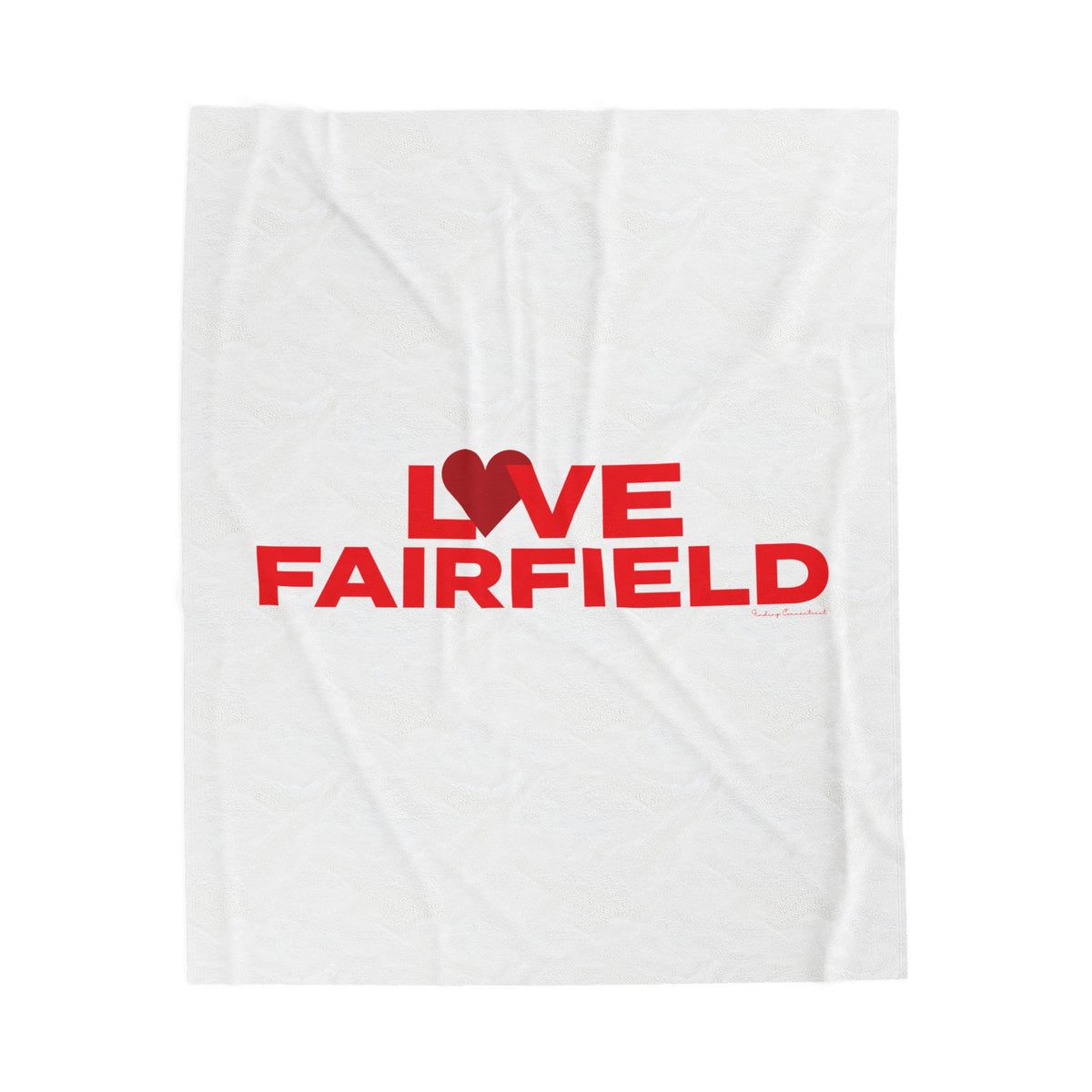 Love Fairfield  Velveteen Plush Blanket