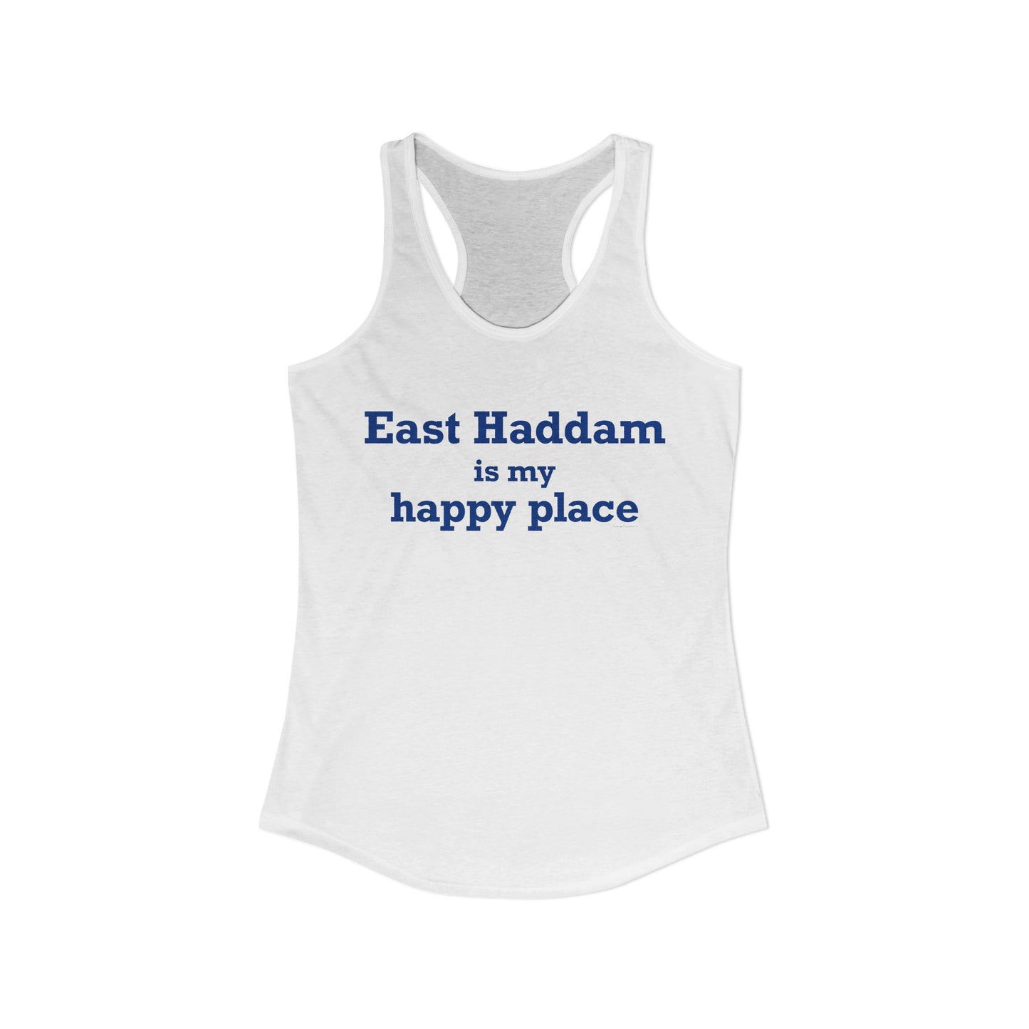 East Haddam is My Happy Place Women's Ideal Racerback Tank Top