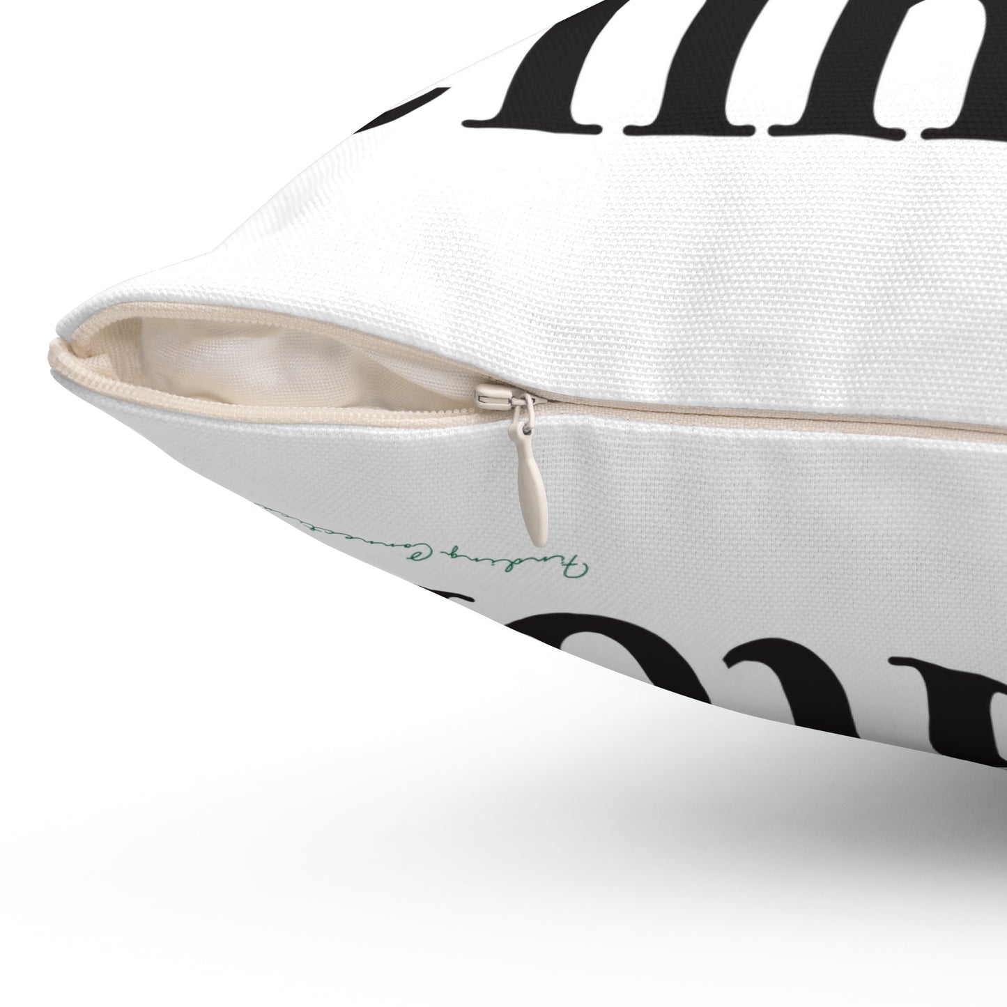 I Clover Clinton Spun Polyester Square Pillow