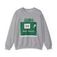 Vintage WCP Exit 57 Sign Unisex Heavy Blend™ Crewneck Sweatshirt