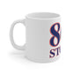 860 Storrs Red, White & Blue Mug 11oz