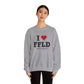 I Heart FFLD Unisex Heavy Blend™ Crewneck Sweatshirt