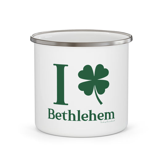 I Clover Bethlehem Enamel Camping Mug