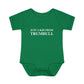 Just a kid from Trumbull  Infant Baby Rib Bodysuit