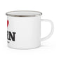 I Heart DARN Enamel Camping Mug