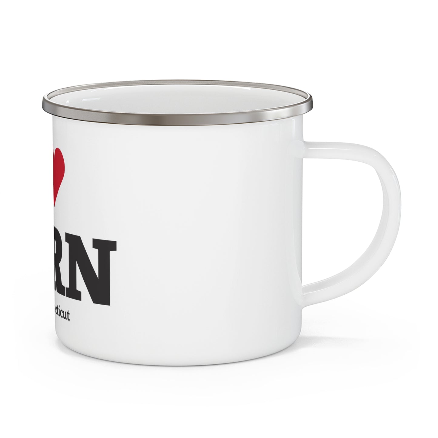 I Heart DARN Enamel Camping Mug