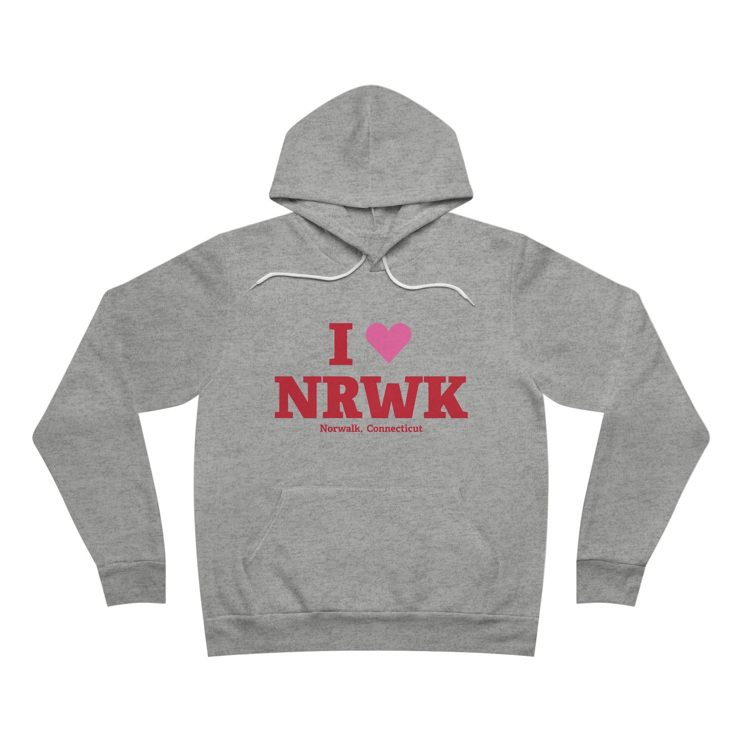 I Heart NRWK Unisex Sponge Fleece Pullover Hoodie