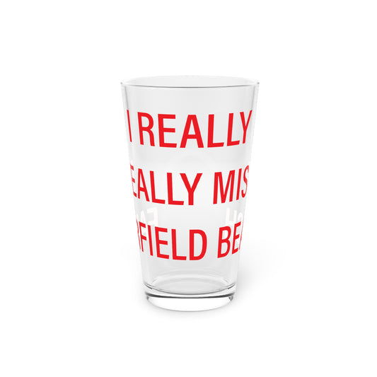 I Really Really Miss Fairfield Beach Pint Glass, 16oz