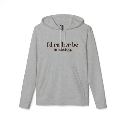 I'd rather be in Easton adidas® Unisex Fleece Hoodie