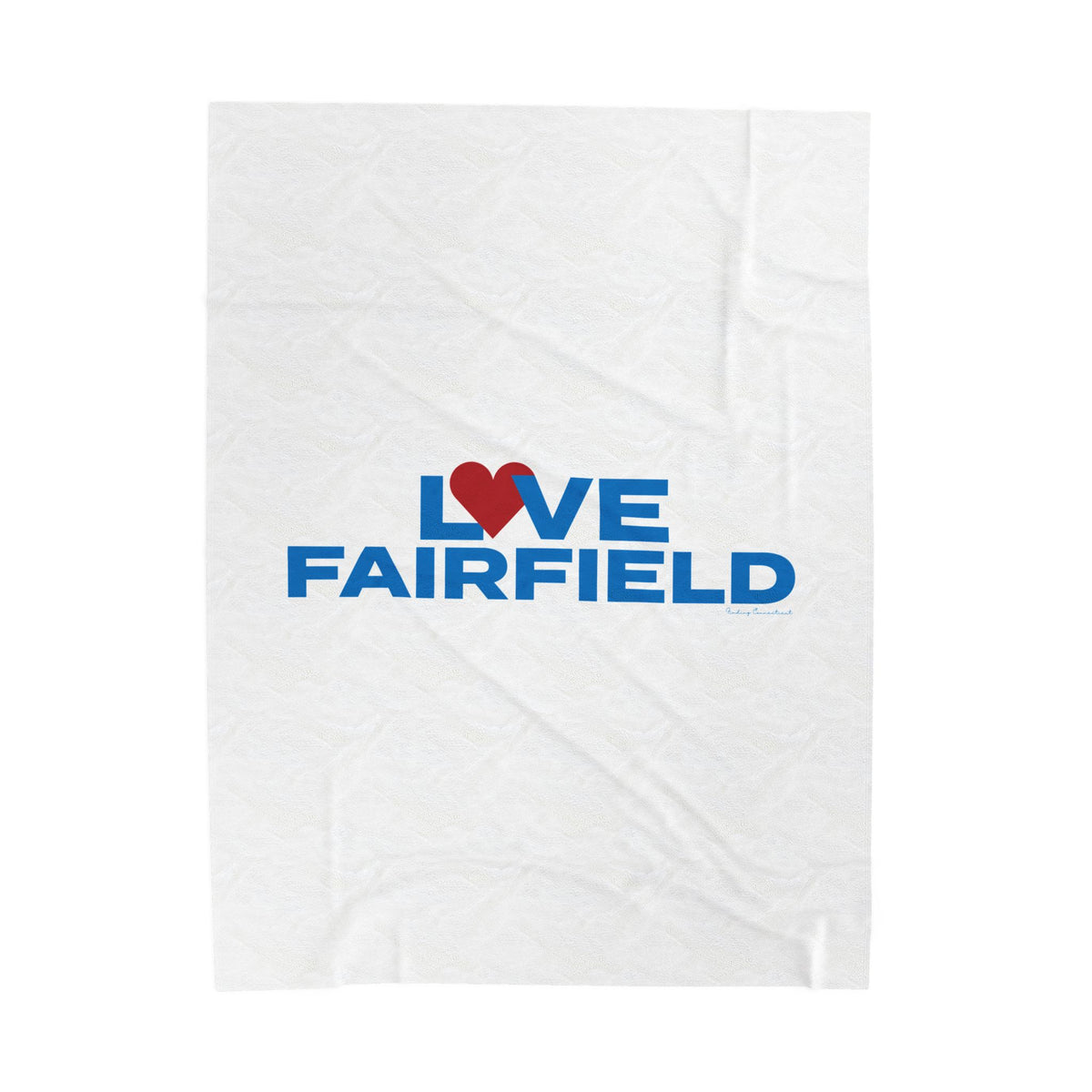 Love Fairfield  Velveteen Plush Blanket