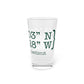 Norwalk Coordinates Pint Glass, 16oz