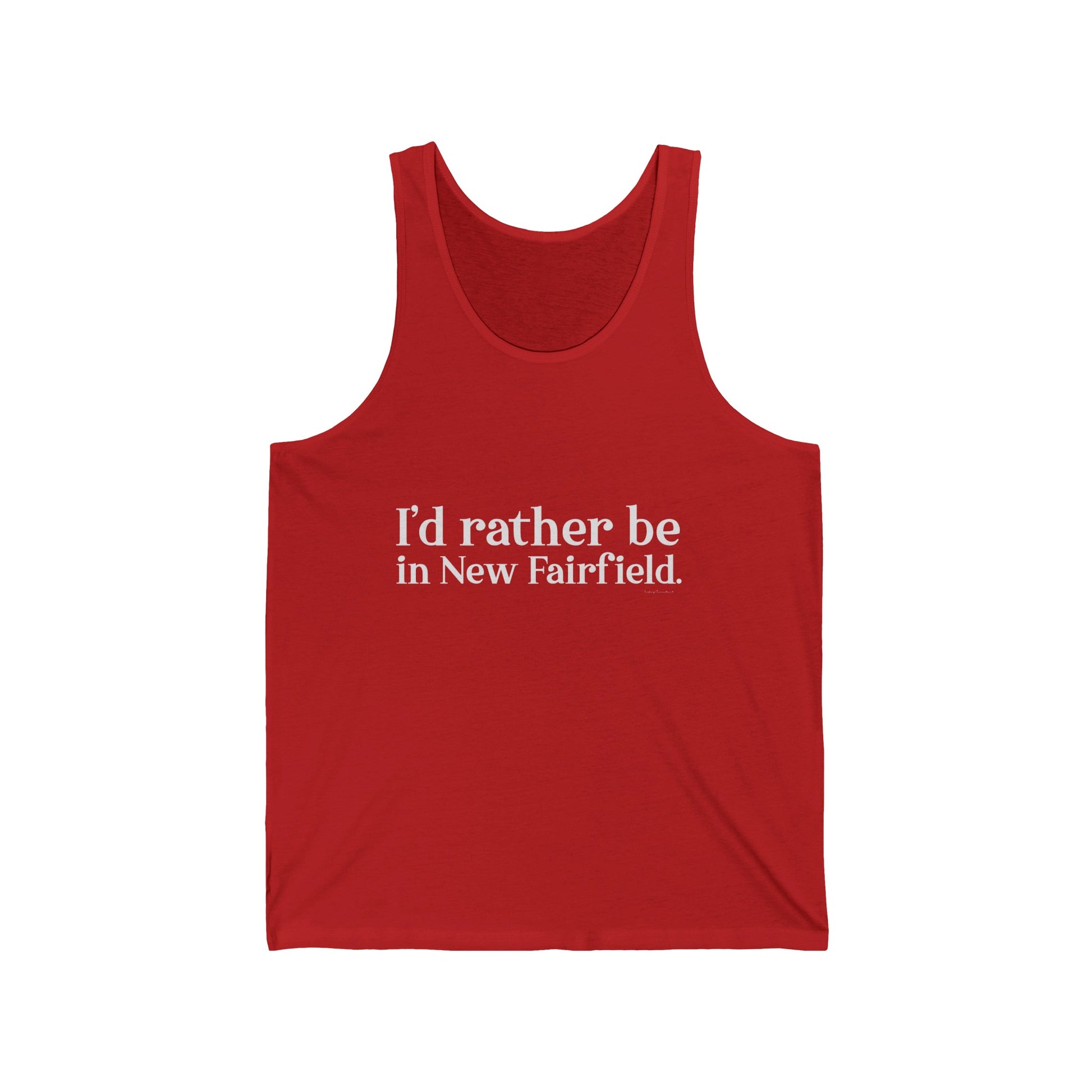 New Fairfield Connecticut tank top shirt