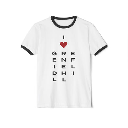 Greenfield Hill Vision Unisex Cotton Ringer T-Shirt