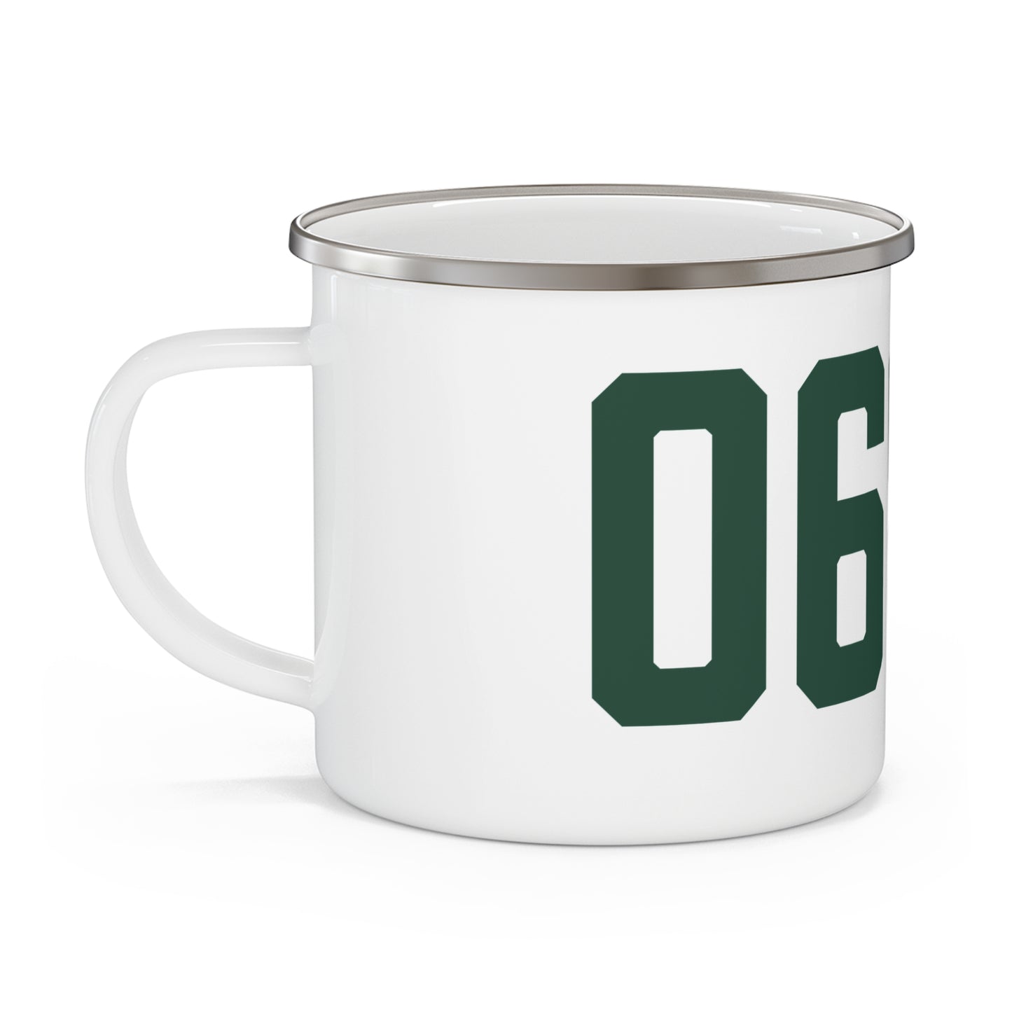06851 Norwalk Connecticut Zip Code Enamel Camping Mug