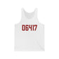 06417 Deep River Connecticut Zip Code Unisex Jersey Tank Top