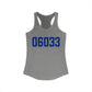 06033 Glastonbury Connecticut Zip Code Women's Ideal Racerback Tank Top