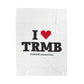 I Heart TRMB Velveteen Plush Blanket
