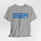 06824 Fairfield Connecticut Zip Code Unisex Jersey Short Sleeve T-Shirt