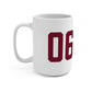 06801 Bethel Connecticut Zip Code Mug 15oz