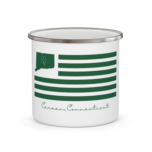 Canaan Connecticut St. Patrick’s Day Flag Enamel Camping Mug