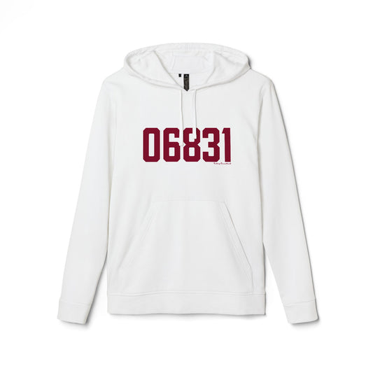 06831 - Greenwich Connecticut Zip Code adidas Unisex Fleece Hoodie