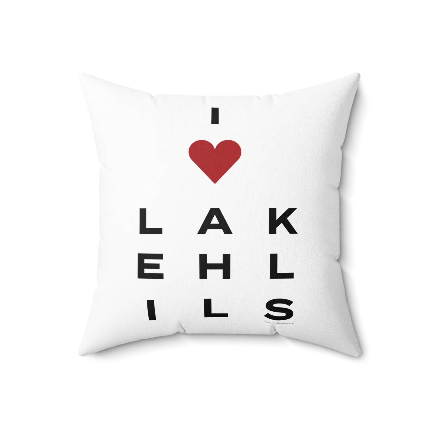 Lake Hills Vision Spun Polyester Square Pillow