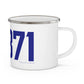 06371 Lyme Connecticut Zip Code Enamel Camping Mug