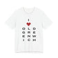 Old Greenwich Vision Unisex Jersey Short Sleeve T-Shirt