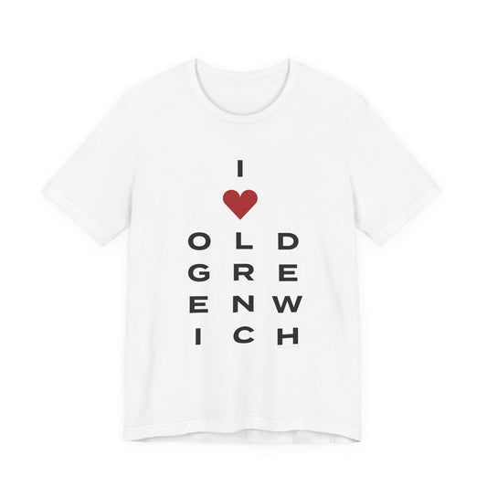 Old Greenwich Vision Unisex Jersey Short Sleeve T-Shirt