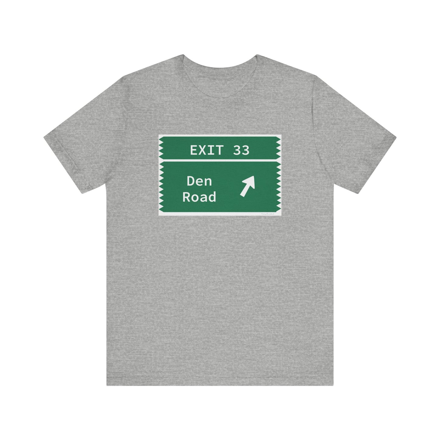 Vintage Merritt Parkway Exit 33 Sign Unisex Jersey Short Sleeve T-Shirt