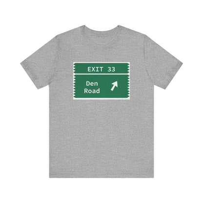 Vintage Merritt Parkway Exit 33 Sign Unisex Jersey Short Sleeve T-Shirt