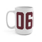 06053 New Britain Connecticut Zip Code Locks Mug 15oz